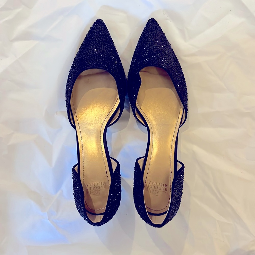 Badgeley Mischka kitten heels - Picture 1 of 4